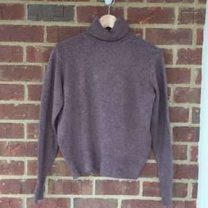 Who What Wear Rose Brown Turtle Neck Sweater NWT